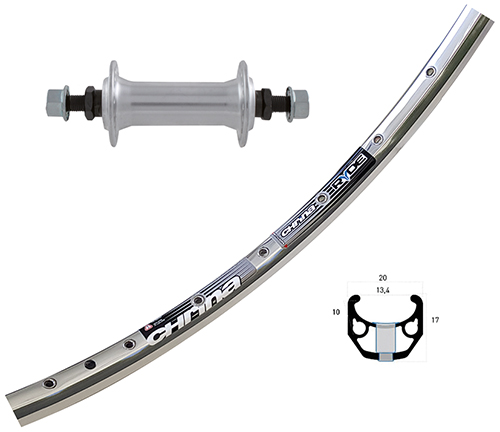 Vorderrad 28" RR Chrina/si-pol/Alu/VA/si/Ni-DD
