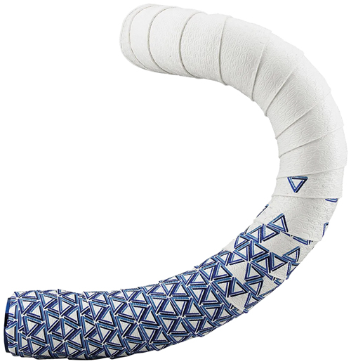 Lenkerband Deda RR Loop weiß-blau inkl.Alu-Endkappe