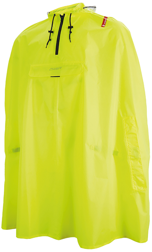 Regenponcho CHI1 XS/S neon-gelb