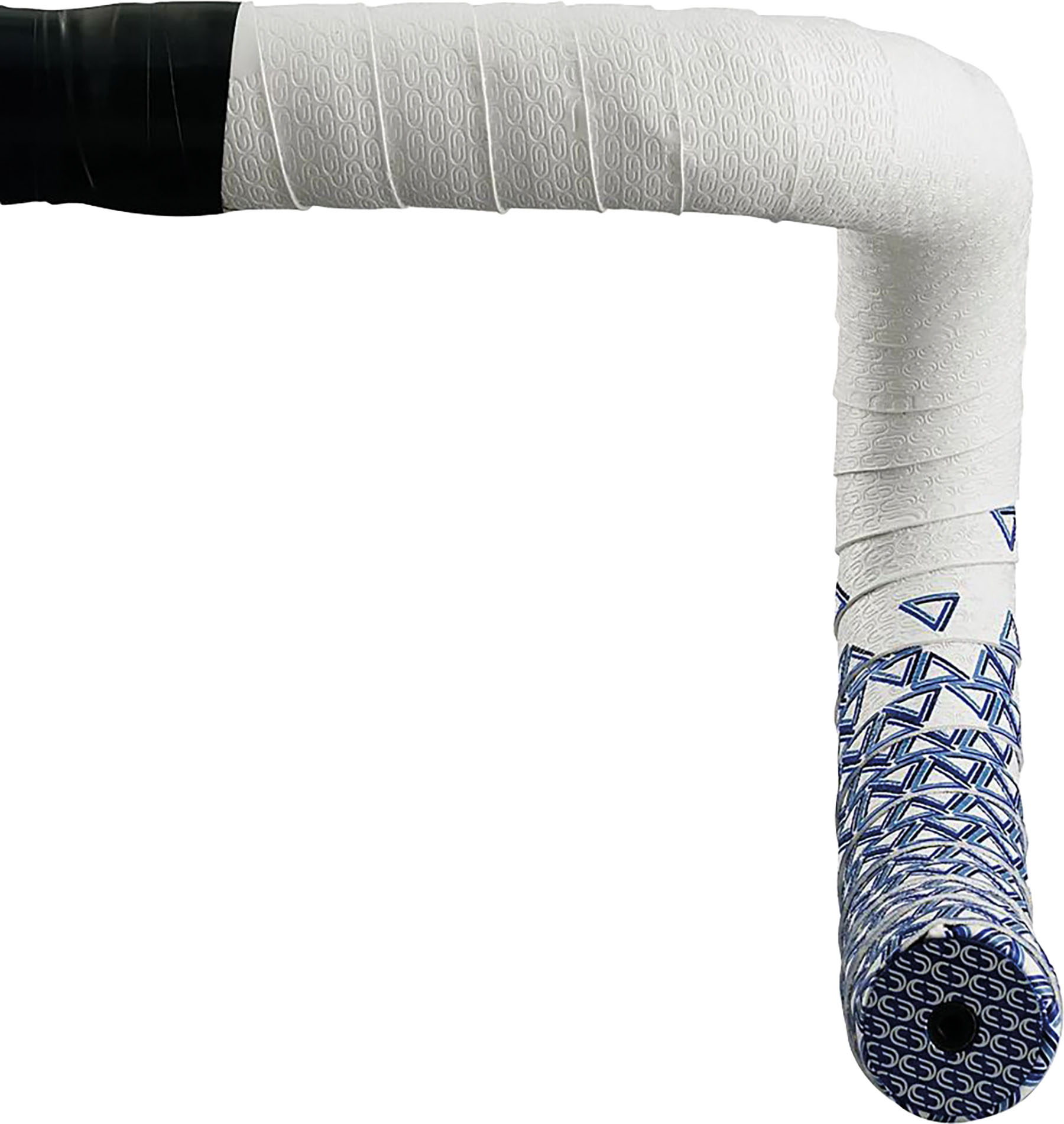 Lenkerband Deda RR Loop weiß-blau inkl.Alu-Endkappe
