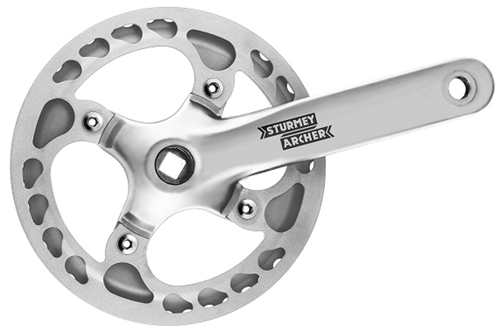 Kurbelgarnitur 1f 170-42Z S.Race Alu/St si 2f.KS-Ring