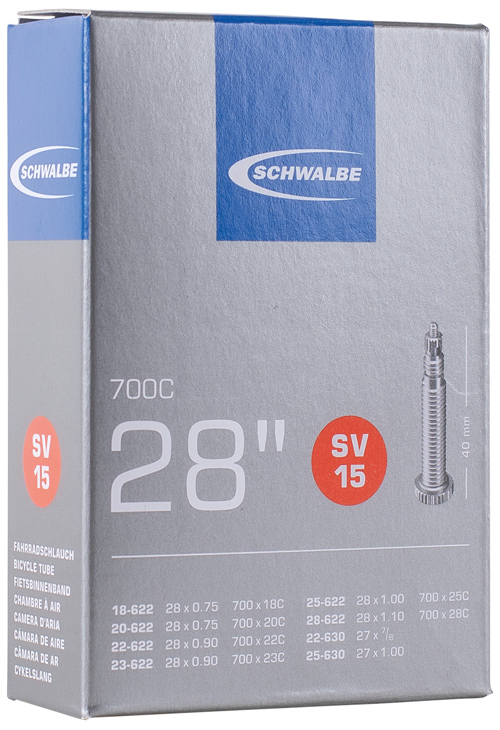 Schlauch 27/28x0.75-1.1 S SV15 40mm