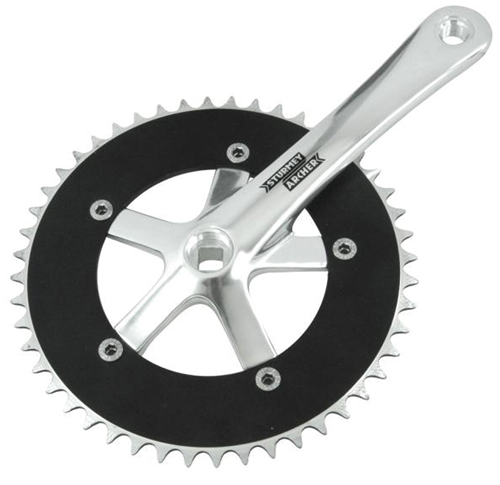 Kurbelgarnitur 1f 170-44Z S.Race Track Alu/Alu si-sw