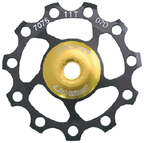 Schaltrolle SunRace Alu 11Zä. 9-10f. sw