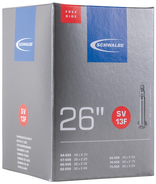 Schlauch 26x2.1-3.0 S SV13F 40mm