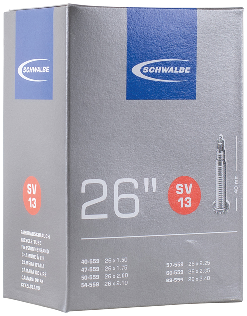 Schlauch 26x1.5-2.5 S SV13 40mm
