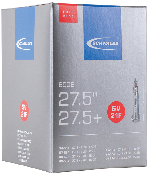 Schlauch 27.5x2.1-3.0 S SV21F 40mm
