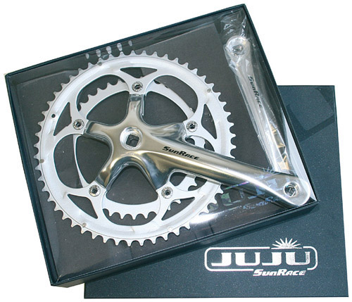 Kurbelgarnitur 2f 39/53-170 S.Race RR Alu 8fach