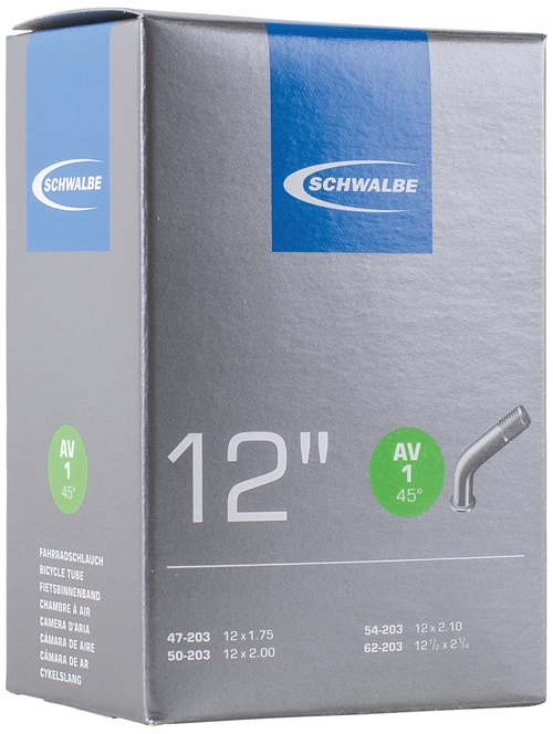 Schlauch 12x1.75-2.1 S AV1 45° 40mm