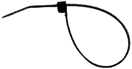 Kabelbinder 100x2.5mm sw