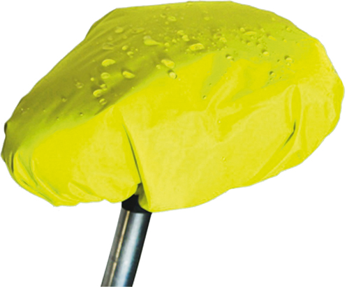 Regenschutz Sattel uni Nylon gelb HAB