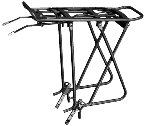 Gepäckträger 24-28" Alu 3Streben sw uni Fe-Kl.