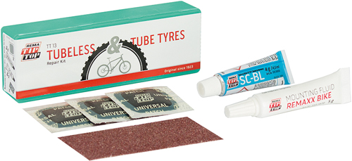 Flickzeug-Set TT Tubeless Reifen