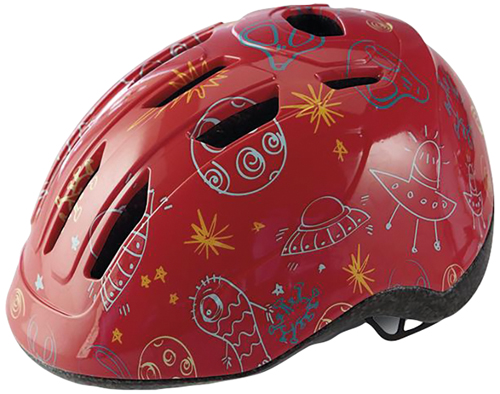 Helm GES1 KID Kiddo Gr.49-53 rot Alien
