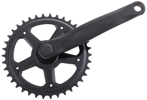Kurbelgarnitur 1f 170-46Z Amar Stahl sw