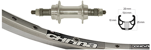 Hinterrad 28" RR Chrina/si/Skr-Alu/VA/si/Ni-DD