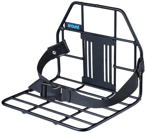 Gepäckträger VR MP Around Rack Alu sw +Platte