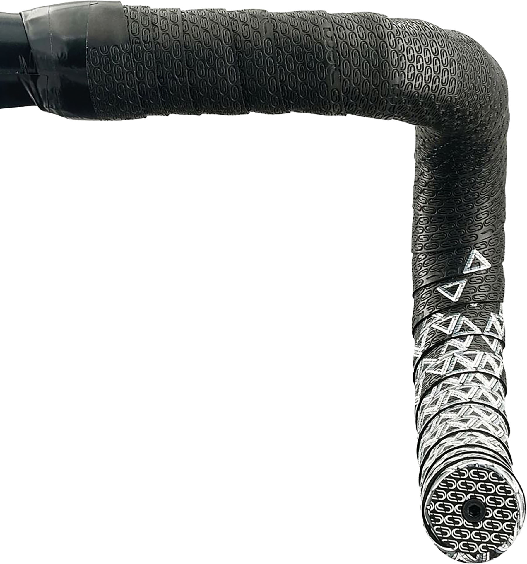 Lenkerband Deda RR Loop schwarz-silber inkl.Alu-Endkappe