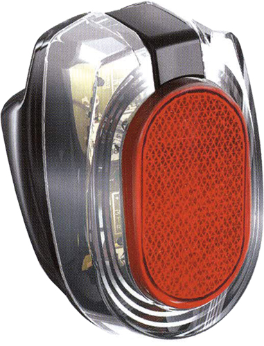 Rückl.Dyn.B&M Secula+ LED StL Blech