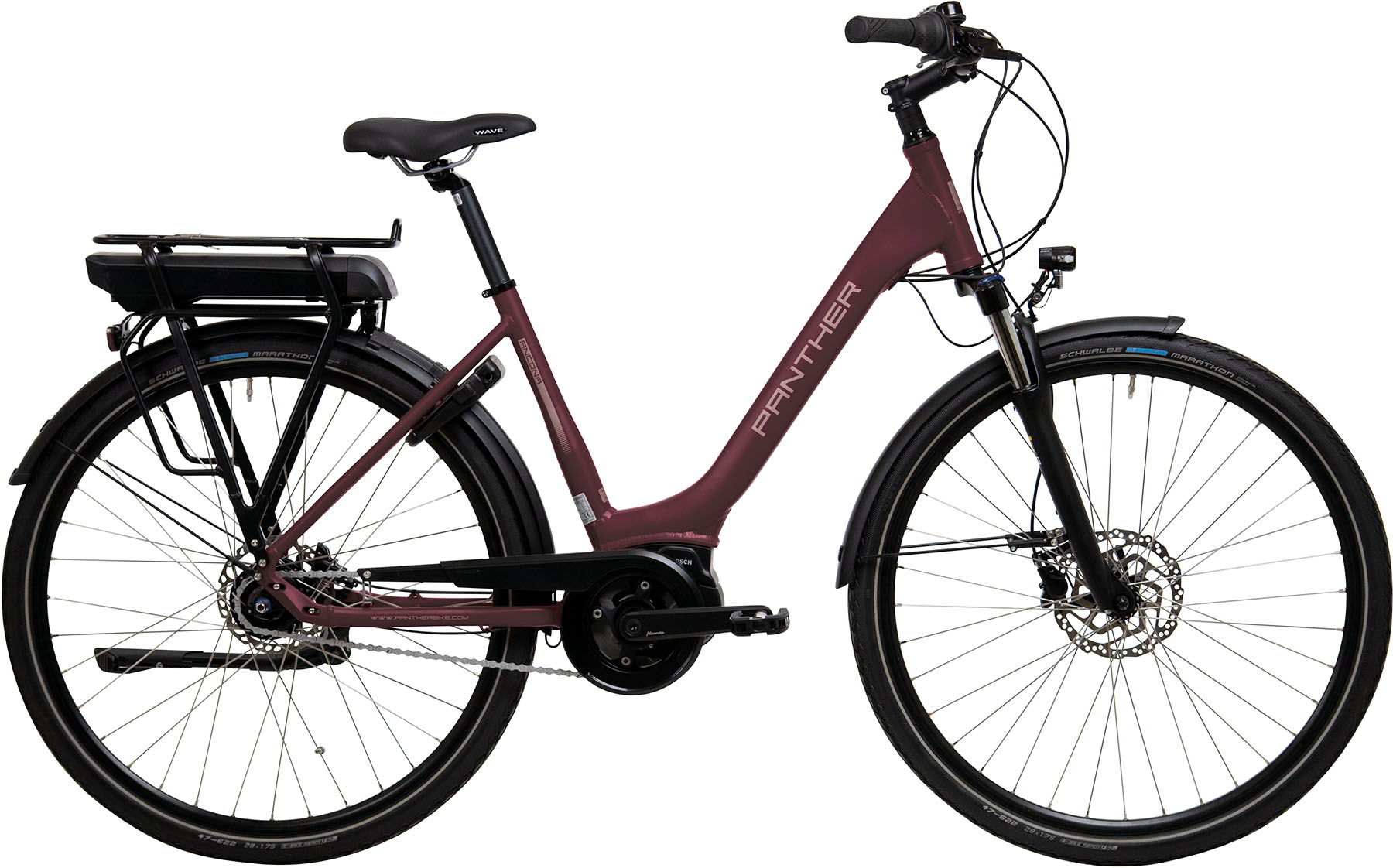 E-Bike D 28 P6/Maruka1.0/AlW/FGDi/N8-Di/53bordeaux-matt