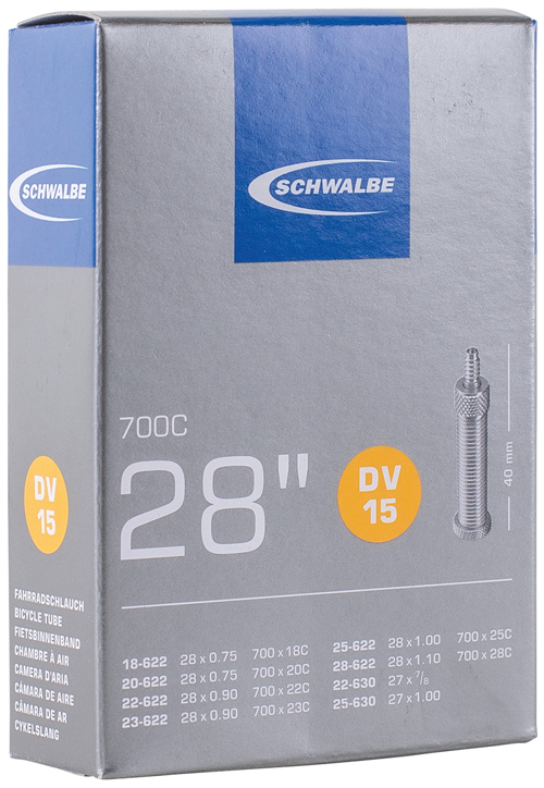 Schlauch 27/28x0.75-1.1 S DV15 40mm