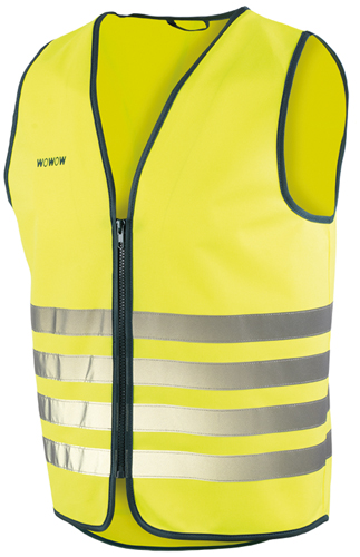 Reflex-Weste WOW Big Fun Gr.XL neon-gelb